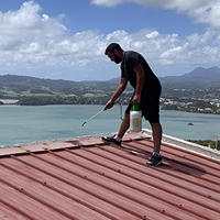 LP HUMIDITÉ GUYANE artisan couvreur : Travaux de toiture et façade en Guyane - nettoyage, étanchéité et peinture hydrofuge toiture tôle, bac acier, tuile. Ravalement peinture façade. Nettoyage extérieurs